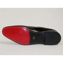 Men's GENIO Patent Leather Red Sole Shoes Formal 120196618 Black Stones image 8