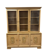 1950’s James Mont China Cabinet, Asian Modern Blonde Wood - $2,500.00