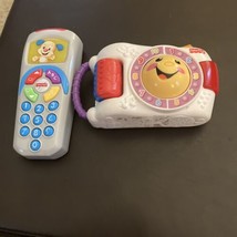 Two Fisher Price Toys Phone &amp; Camera Toys - £6.74 GBP