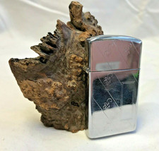 Vtg 1965 Zippo Lighter Floral Pattern Etching Smoking Hunting Survival Accessory - £31.89 GBP
