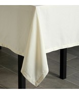 Sferra Harrow Oyster Off White Tablecloth &amp; 16 Dinner Napkins 70&quot; X 144&quot;... - £141.59 GBP