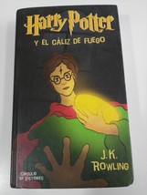 HARRY POTTER And el Goblet de Fire J.K Rowling Book Cover Hard Circle Re... - $870.53 MXN