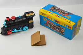 Vintage Kanto Toys # 1500 Choo-Choo Train Wind-Up Toy Mechanical w/Box RUNS - £29.28 GBP