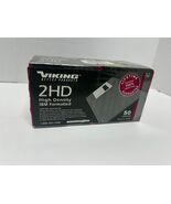 50 PACK Viking 2HD High Density IBM Formatted Floppy Diskettes - NEW NOS - $636.59 MXN