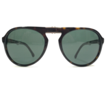 Brooks Brothers Gafas de Sol Bb5009 6001/8e Carey Plegable Con Verde Lentes - $64.89