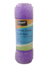 Grass Textured Spa Quality Foot Scrubber Bathmat Bathroom Tub &amp; Bath Mat Anti-Sl - £12.26 GBP