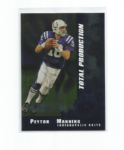 Peyton Manning (Indianapolis) 2006 Topps Total Production Insert Card #TP4 - £3.88 GBP