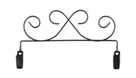 Classic Motifs 8 Inch Scroll Craft Hanger With Holding Clips - $8.95