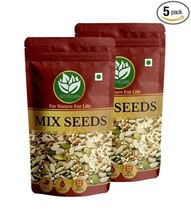 5 in 1 Super Seeds Mix of Sunflower, Pumpkin, Flax, Watermelon &amp; Chia Se... - £21.23 GBP