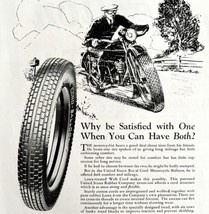 Royal Cord Motorcycle Tires 1926 Advertisement United States Balloon DWCC10 - £23.51 GBP