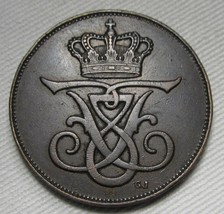 1912 Denmark 5 Ore CH XF Coin AE569 - £65.68 GBP