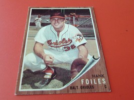 1962 Topps # 112 Hank Foiles ( Green Tint ) Baltimore Baseball !! - £47.39 GBP