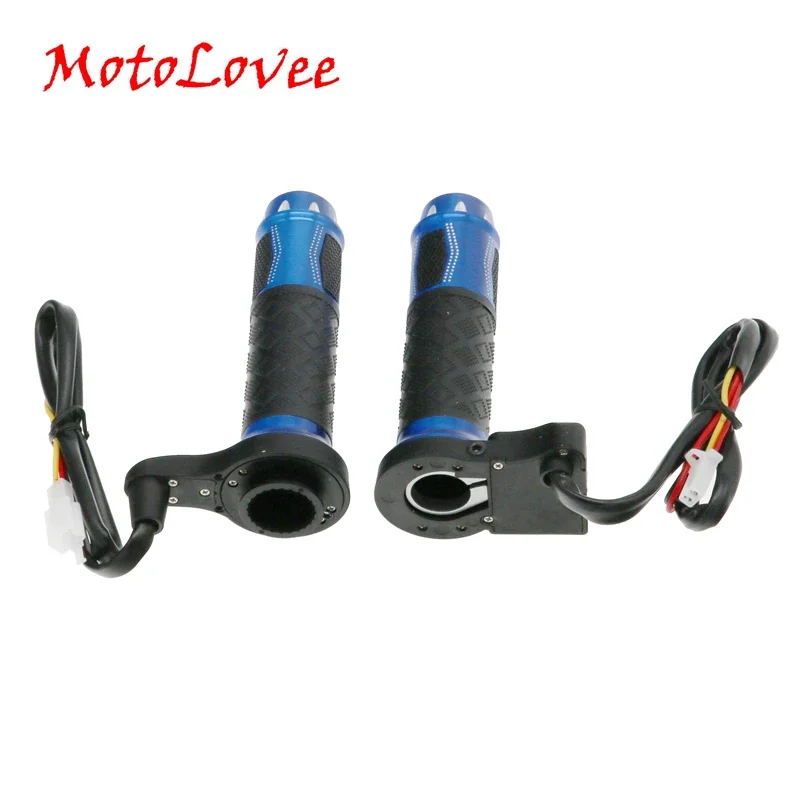 MotoLovee Motorcycle Heated Grips Motorbike ATV Scooter Electric Hot Grip 22mm - £21.09 GBP