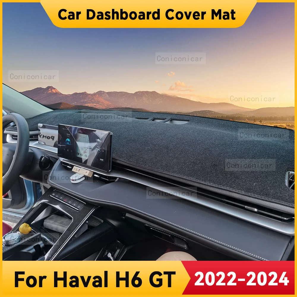 For Haval H6 GT 2022-2024 Car Dashboard Cover Mat Non-slip Sun Shade Cus... - £32.15 GBP