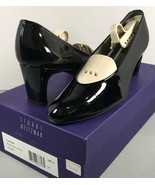 STUART WEITZMAN Women Black Soft Patent Leather Chicpump Pump Size 6.0 M - £58.62 GBP