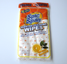 Spic and Span Orange Scented Cleaning Wipes 6 Pack Discontinued - £9.69 GBP