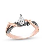 Enchanted Disney Aurora, 0.5 TCW Pear Shaped Diamond Engagement Ring - £70.10 GBP