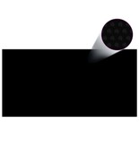 vidaXL Pool Cover Black Polyethylene Large Adjustable Armrests - €271,33 EUR
