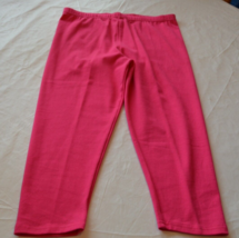 G.W. Sport Women&#39;s Ladies Size PL Petite Large Leggings Capri Pink Fusch... - £14.16 GBP