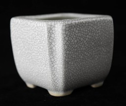 Fine Square Cactus &amp; Succulent, Shito, Mame Bonsai Pot + Mesh - 2.75&quot;x 2.75&quot;x 2&quot; - £9.25 GBP+