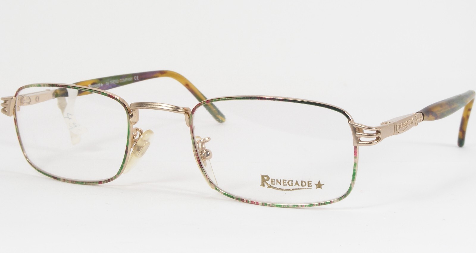Vintage RENEGADE 8114 2 Multicolor UNIQUE RARE EYEGLASSES GLASSES 50-21-... - $57.42