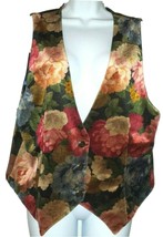 Womens Floral Pattern Vest, Tapestry Velvet Purple - £20.93 GBP