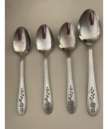 Rogers Floral Trellis 3 Teaspoons 1 Tablespoon Stainless Made in Japan - $367.38 MXN
