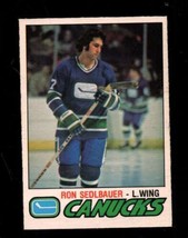 1977-78 O-PEE-CHEE #368 Ron Sedlbauer Exmt Canucks *X107768 - $1.23