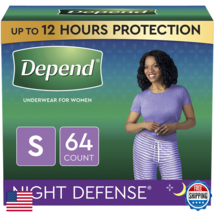 Depend Night Defense Adult Incontinence Underwear For Women Disposable - $121.63