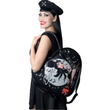 Kreepsville 666 Black Elvira Bewitched Heart Purse Bag Handles &amp; Strap N... - $74.95