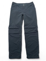 REI Womens Pants Size 12 Regular Fit Black Stretch Nylon Hike Camp Roll Up Crop - £21.63 GBP