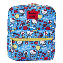 Hello Kitty 50th Anniversary Square Mini Backpack By Loungefly Multi-Color - £40.88 GBP
