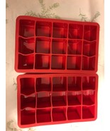Tovolo Cube Ice Mold Trays, Sturdy Silicone, Fade Resistant,1.25" Cubes-set of 2 - $19.99