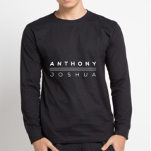 Anthony Joshua Men&#39;s Black Longsleeve T-Shirt - $14.99