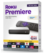 Newest Roku Premiere 3920RW HD/4K/HDR Streaming Media Player Sealed - $46.48 CAD