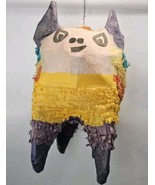 Vintage Pig Piñata Paper Mache Multi Colored 16&quot; Tall - €37,95 EUR