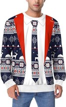 Arvilhill Men&#39;s Ugly Christmas Graphic Long Sleeve Sweatshirt - Size: M - £13.93 GBP