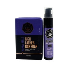 GIBS Alpha Male Rich Lather Bar Soap 7 oz &amp; Hair &amp; Tattoo OIl 1 oz Duo - $35.95