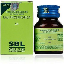 2 X Sbl Homeopathy Kali Phosphoricum 6X Tablet 25gmHERBAL Ayurved+( Pack Of 2 ) - £19.77 GBP