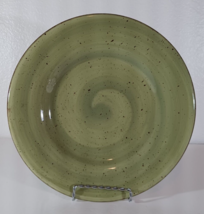 HAUSENWARE GREEN SWIRL TWIST Pattern Retired SALAD PLATE Replacement 9&quot; -4 - $12.34