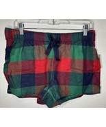 Old Navy Plaid Tie Waist Women’s Lounge Sleep Shorts Size Medium - $20.15 CAD