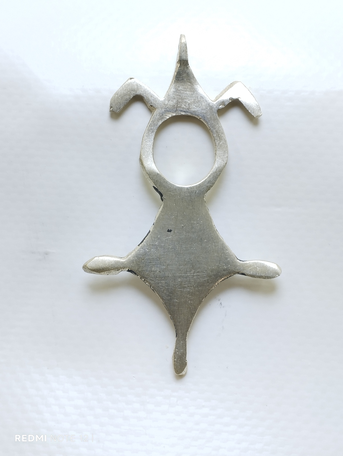 Tuareg Cross Pendant – Handmade Silver Tribal Berber Amulet from Morocco Item image 2