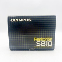 Vintage 1980s Olympus Pearlcorder S810 Microcassette W Box And Cassettes Works - £31.41 GBP