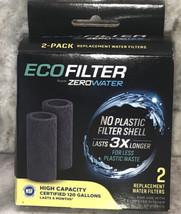 Ecofilter By Zerowater ZR-002ECO 1ea 2 Pk-Replacement Water Filters *Genuine NEW - £6.23 GBP