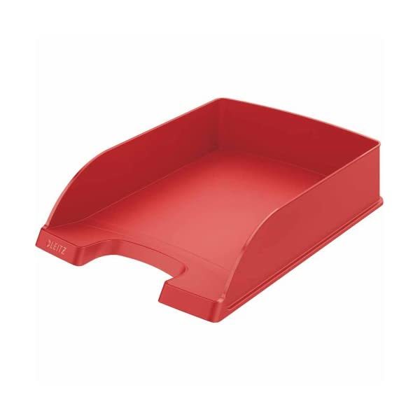 Leitz Plus A4 Standard Letter Tray - Red  - $12.00