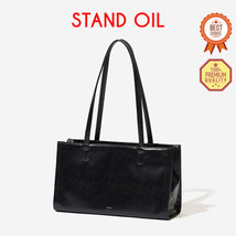 STAND OIL Oblong Bag Black Korean Brand Women&#39;s Bag - £123.10 GBP