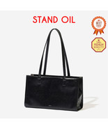 STAND OIL Oblong Bag Black Korean Brand Women&#39;s Bag - £121.29 GBP