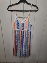 Anthropologie Raga Tie Dye Strappy Mini Dress Sz M NWT - $44.55