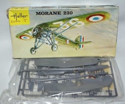 Vintage 60&#39;s HELLER 1:72 MORANE 230 WWII French Fighter Jet Plane Model ... - £9.59 GBP
