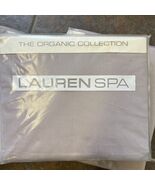 Ralph Lauren Spa Organic Lavender Sunset King Fitted Sheet New Vintage - $79.19